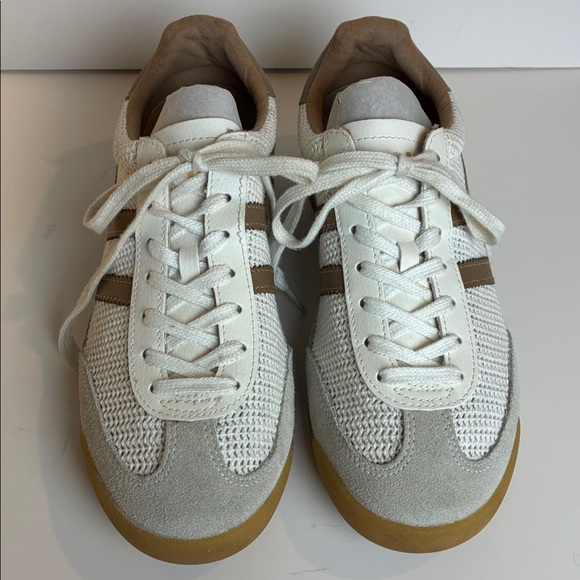 Gola Tornado Zephyr Woven Crochet Women’s Sneakers 7.5 Off White/Light Caramel - Picture 6 of 16